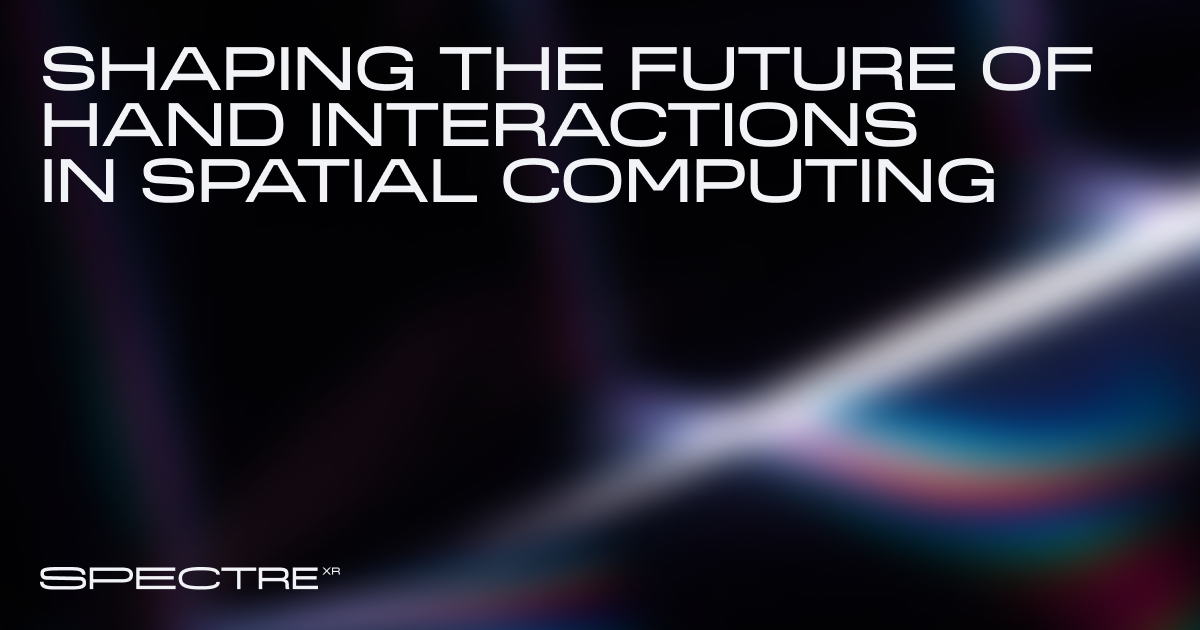 Home Shaping the future of hand interactions in spatial computing logo
